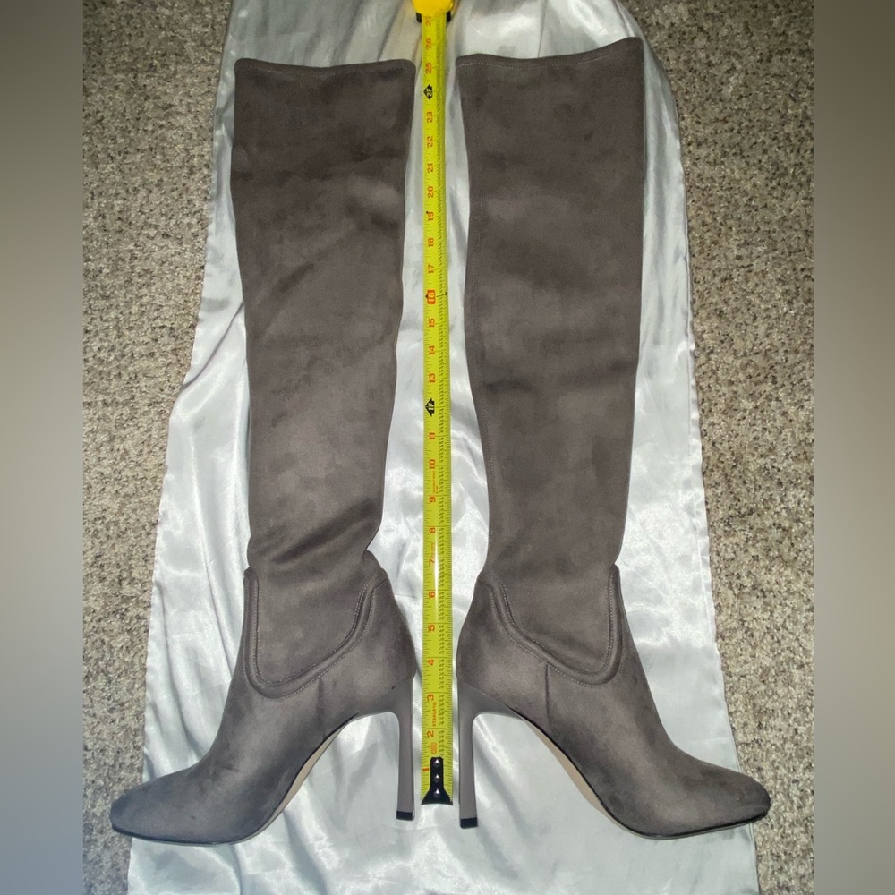 Over the Knee Gray Suede Boots! Nine West!